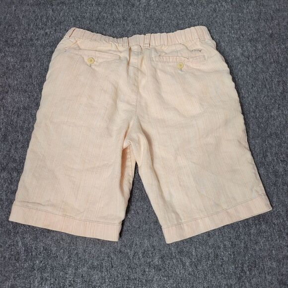 Tommy Bahama Harbor Herringbone Linen Shorts Men's Size S Peach Sorbet T81870 - Picture 2 of 11
